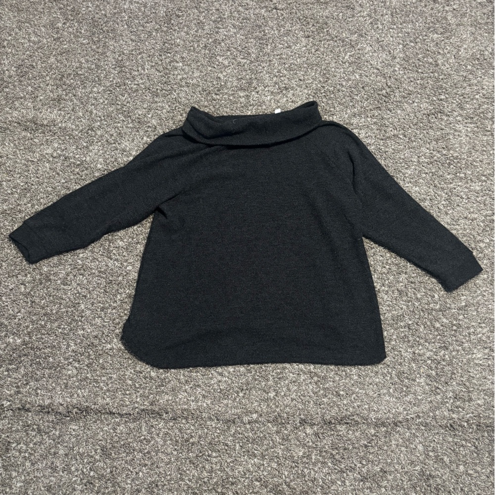 Jane and Delancey Black Cowl Neck Sweater - Picture 7 of 7